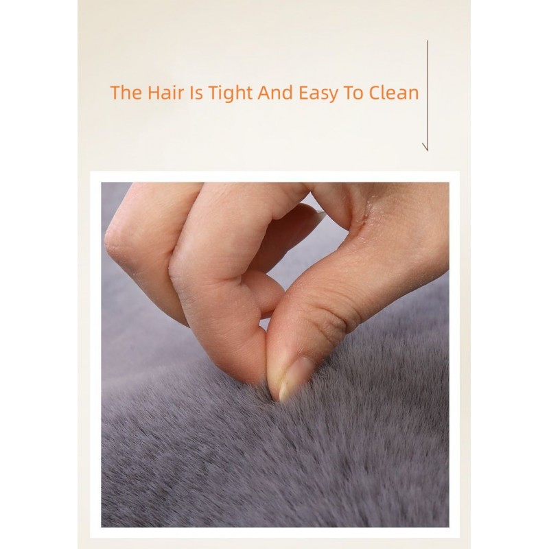 Imitated Rabbit Fur Mat 