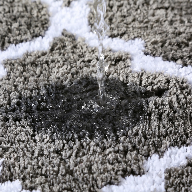 TPR Bathroom Jacquard Weave Mat 