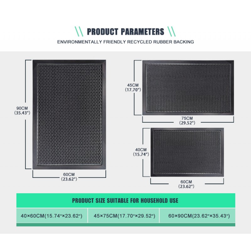 Rubber Elastic Wire Loop Mat 