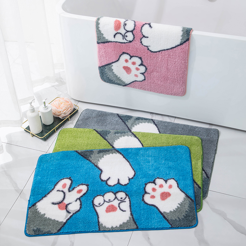 TPR Multicolour Bathroom Mat 