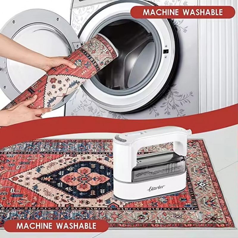 Soft Imitate Cashmere  Besides Bed Center Mat 