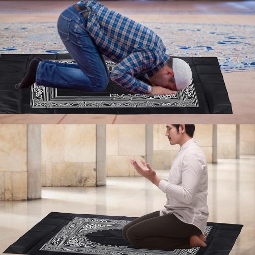 Pocket Size Portable Travel Prayer Mat With Compass