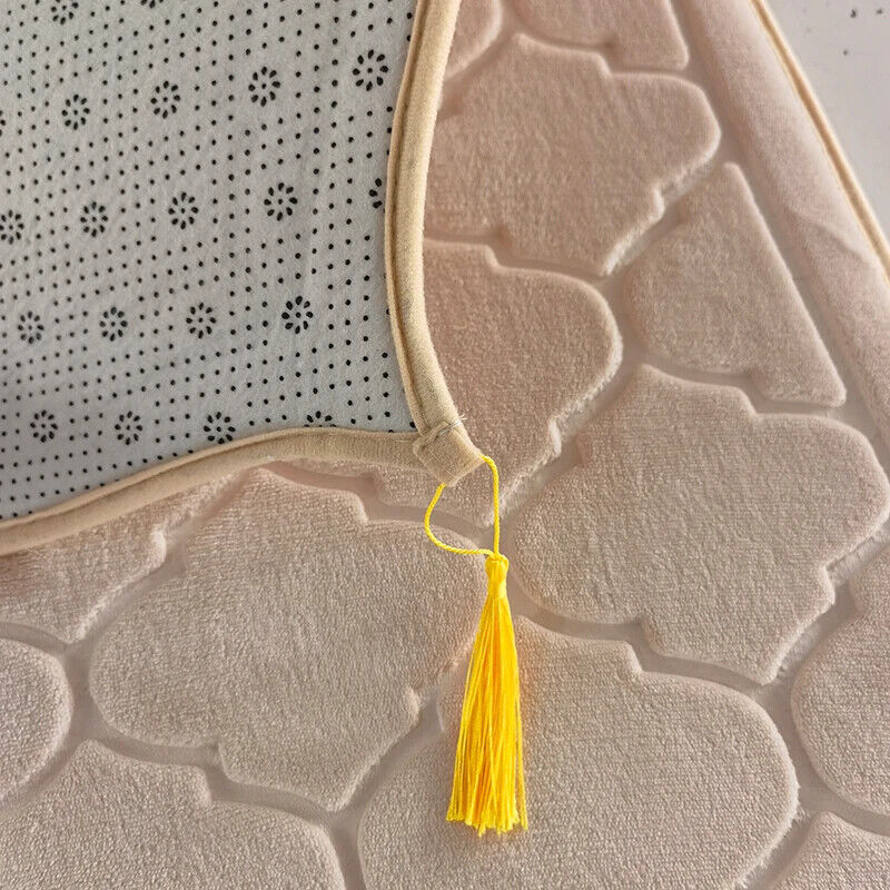 Flannel Embossed Soft Washable Prayer Mat 