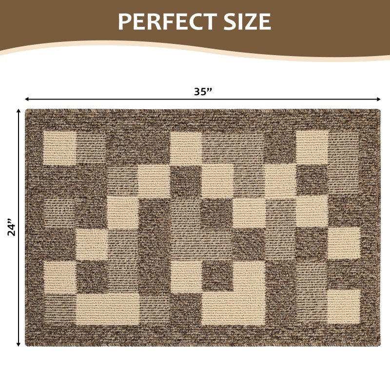 Ring Velvet TPR Pet Indoor  Mat 