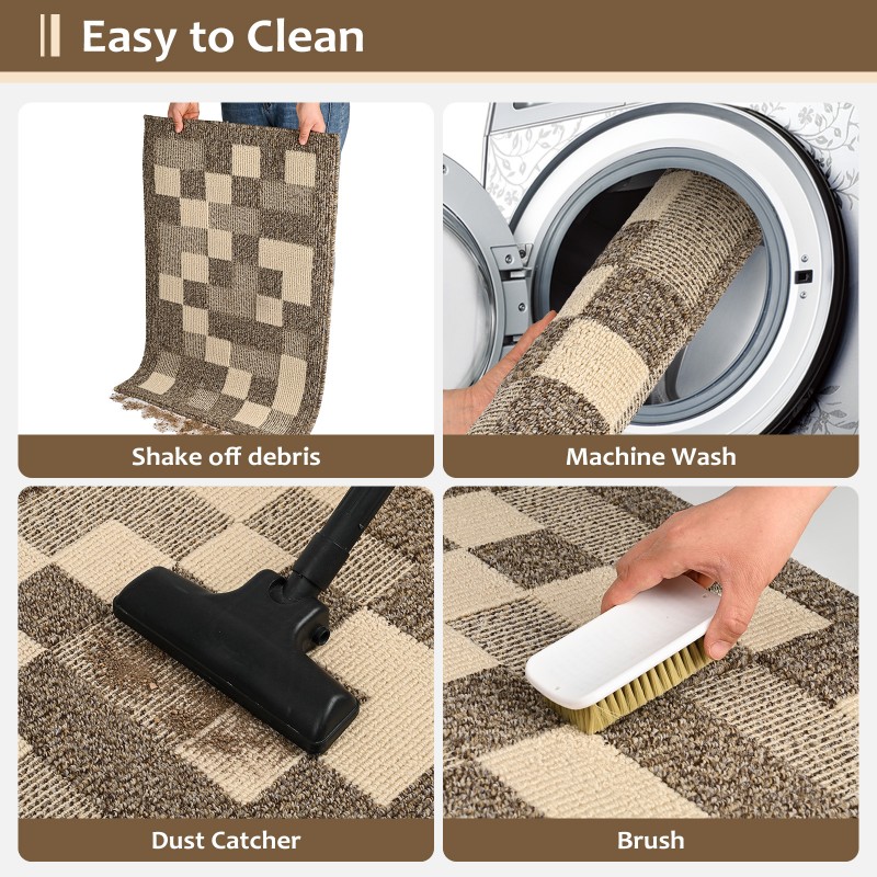 Ring Velvet TPR Pet Indoor  Mat 