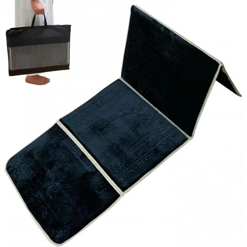 Raschel Embossed Foldable Prayer Mat