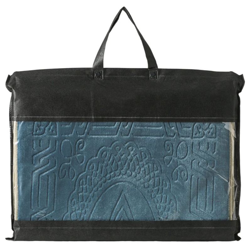  Islamic Thick Padded Soft Foldable Travel Prayer Mat With Back Support   