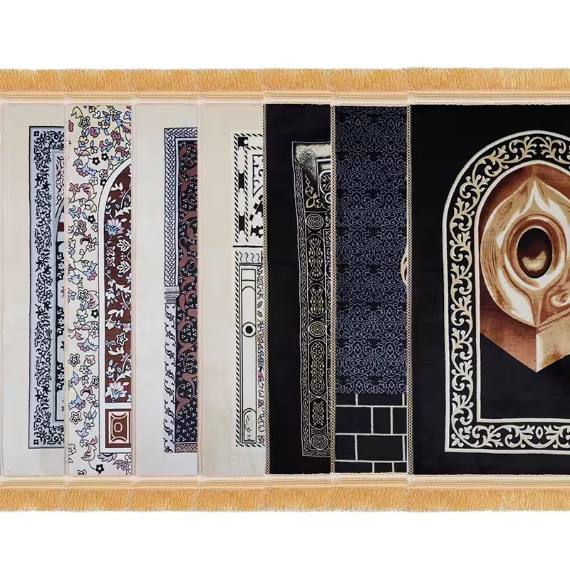 Non-slip Islam  Personalised Printing Interactive Prayer Mat 