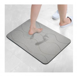 Quick Drying  Durable Bathroom Diatomite Mat