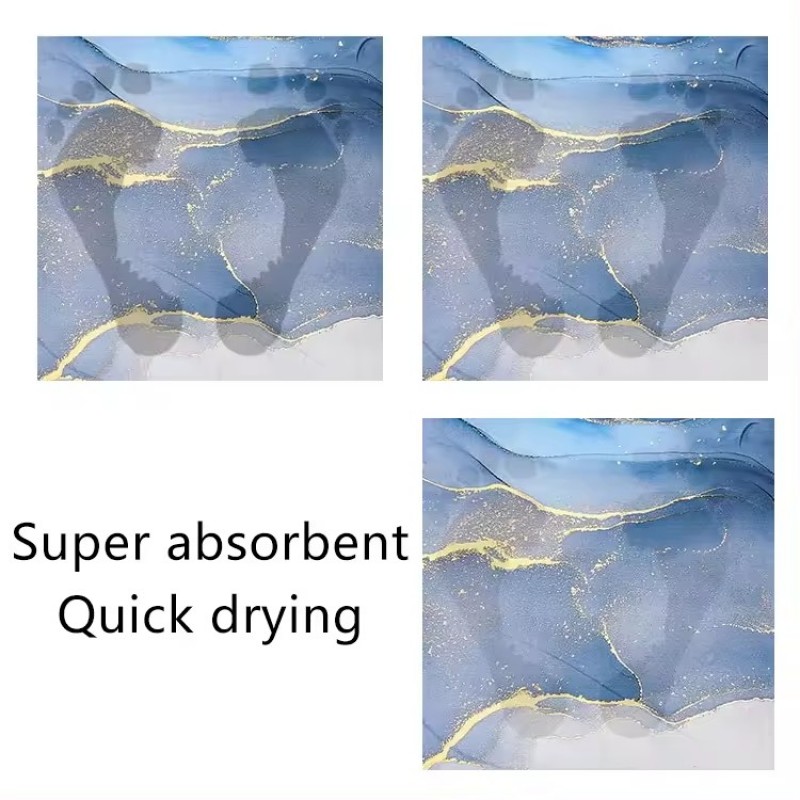 Bathroom Anti Slip  Water Absorbing Diatomite Mat 